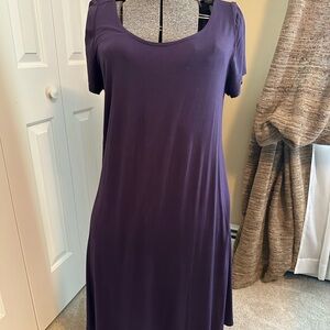 Lane Bryant Purple T-Shirt Sundress